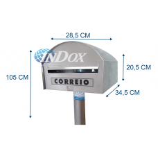 Caixa de Correios Americano C/ Coluna